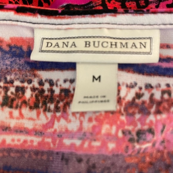 Dana Buchman Multi Color Long Sleeve Shirt Size Medium - Picture 5 of 6